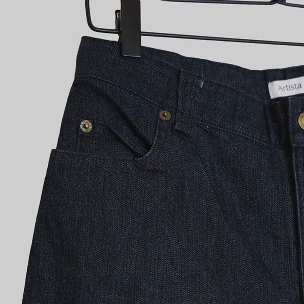 Artista Rose‎ Dark Blue "Sawyer" High-Rise Wide-Leg Pants – Size M - Picture 3 of 9